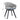 Versatile Gray Swivel Plastic Chairs, Set of Four, Durable and Lightweight Living and Home