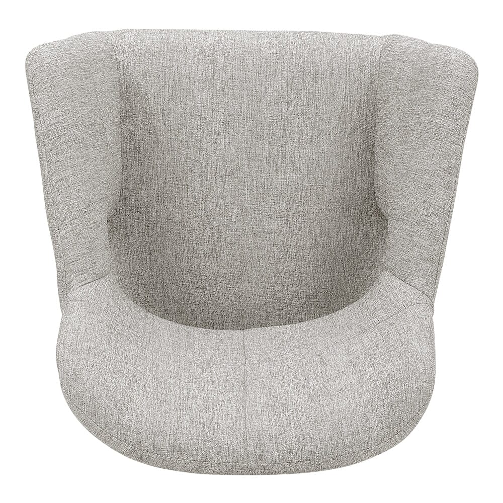 Set of 2 Grey Linen Dining Chair with Metal Legs Dining Chairs Living and Home