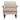 Contemporary Velvet upholstered Armchair with Casters Armchair Living and Home