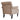 Contemporary Velvet upholstered Armchair with Casters Armchair Living and Home