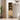 Freestanding Wooden Tall Cabinet with Bottom Shelf Living and Home