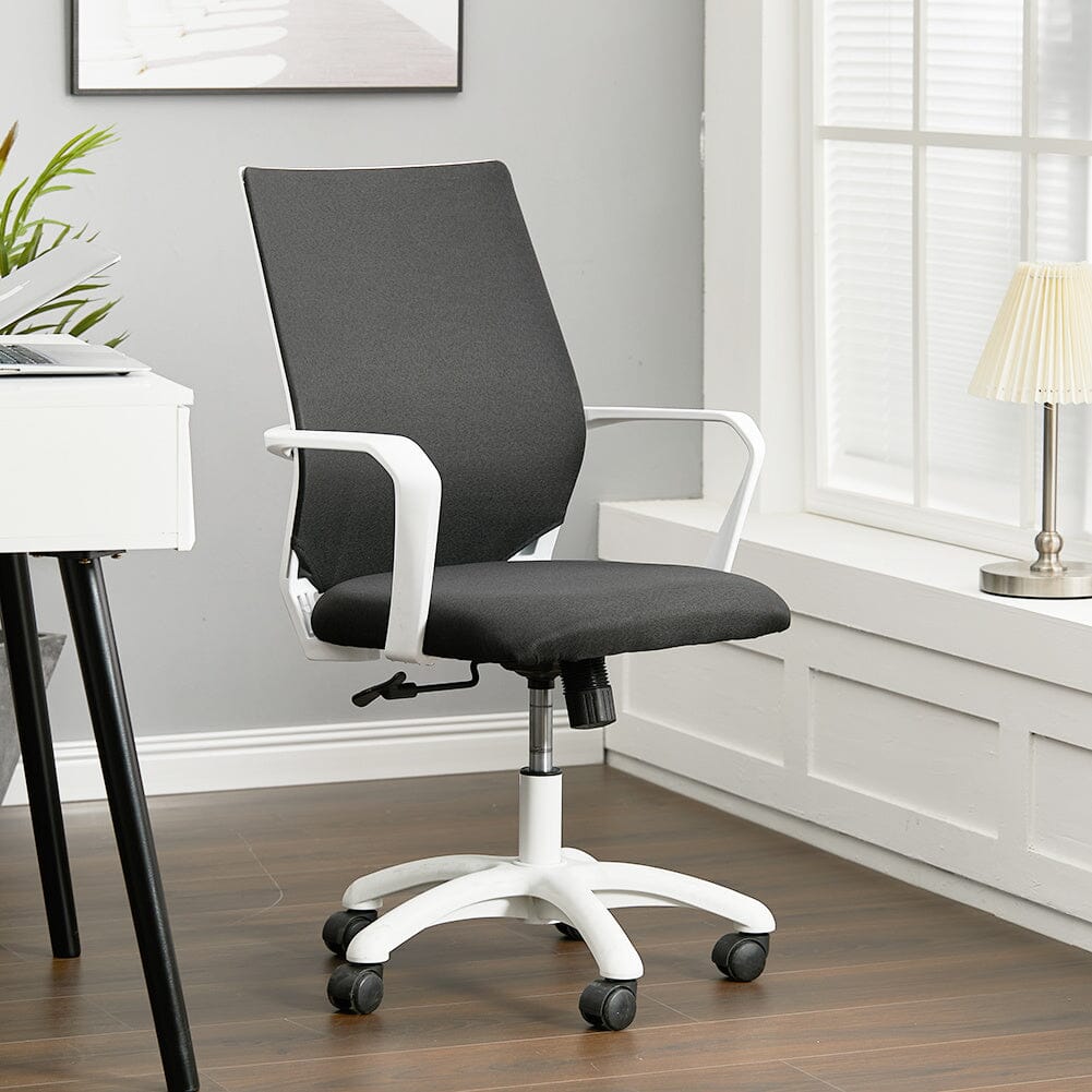 Mesh Adjustment Lumbar Support Back Ergonomic Swivel Office Chair with Wheels Home Office Chairs Living and Home
