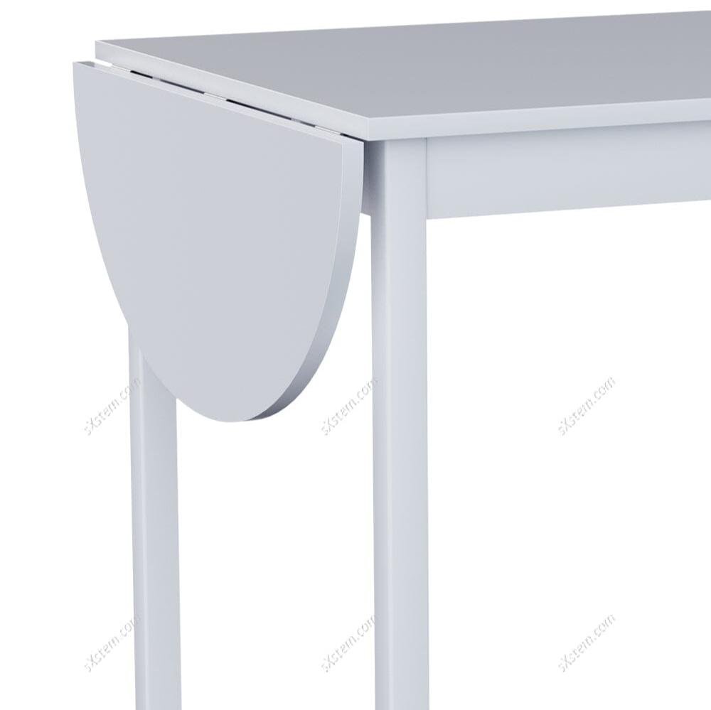 Expandable Oval Wooden Dining Table Living and Home