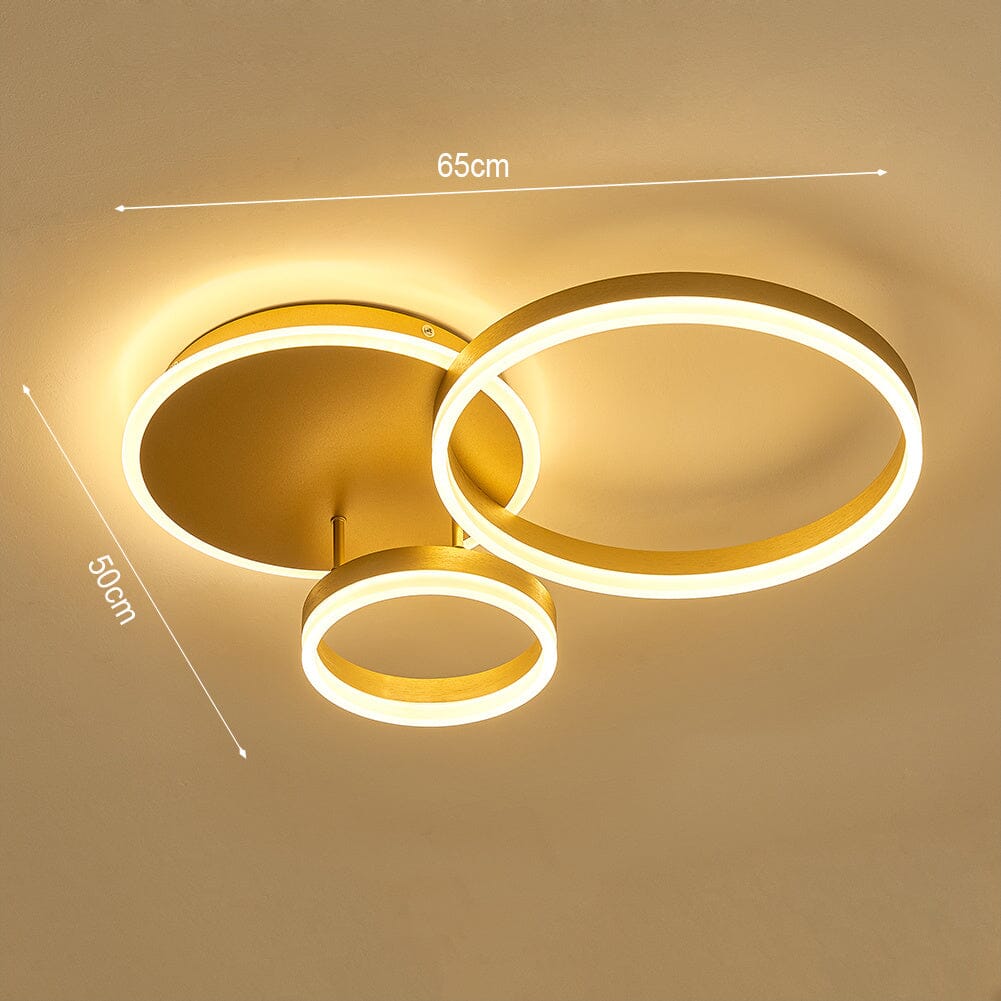 2/3.5 ft Circles Ceiling Light with LED Dimmable/Non-Dimmable Ceiling Lights Living and Home