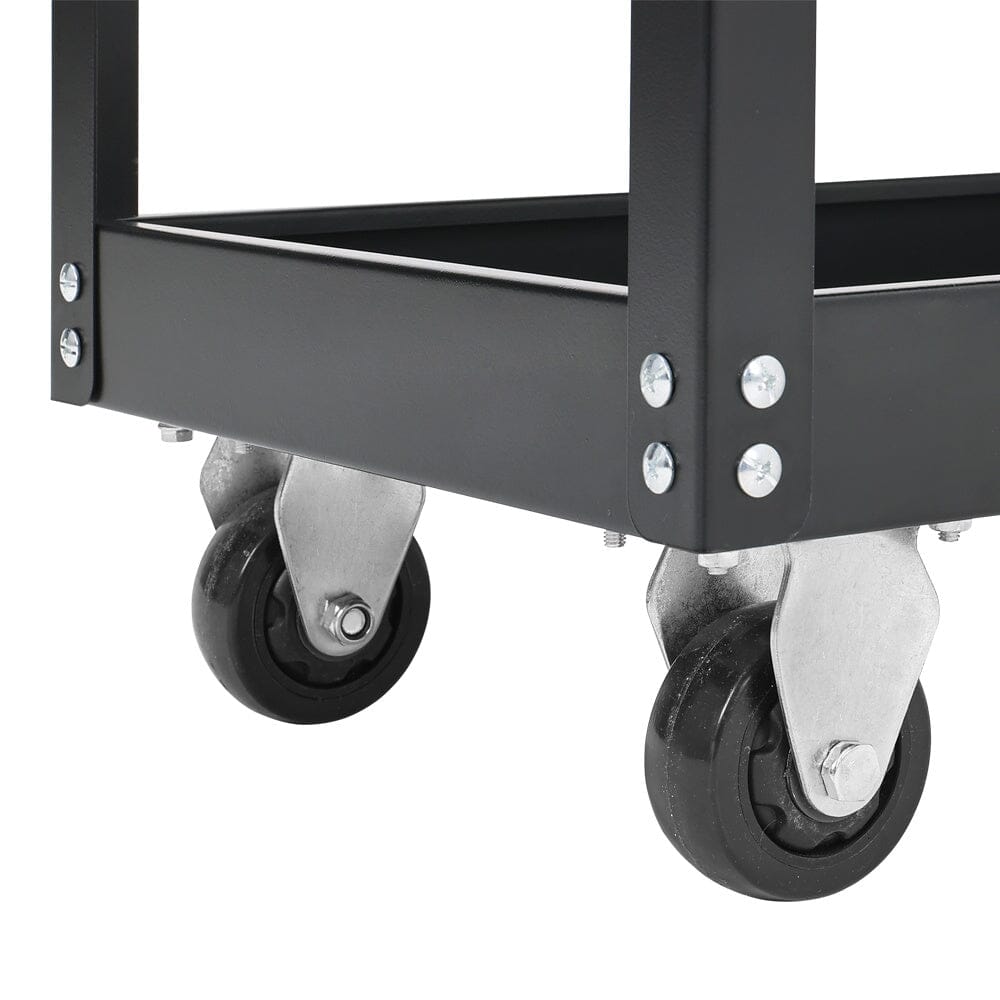 3 Tier Rolling Tool Cart with Lockable Drawer Tool Storage Cabinets Living and Home