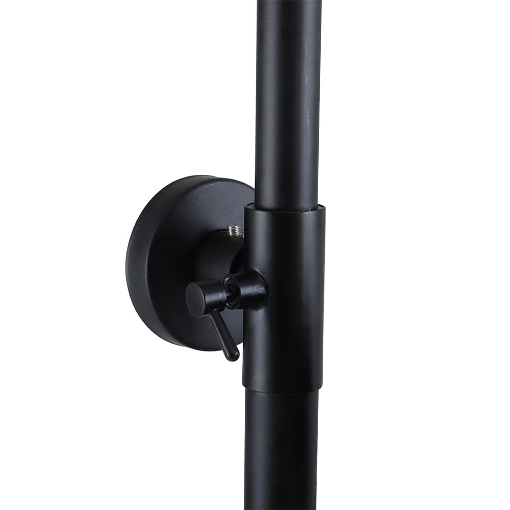 Black Round Shower Head Shower Mixer Set Shower Systems Living and Home