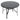 Outdoor Round Dining Set Tempered Glass Table and Rattan Chairs GARDEN DINING SETS