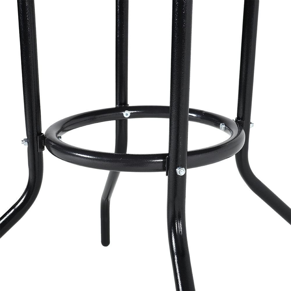Patio Table Garden Coffee Table Dining Table with Umbrella Stand Hole Garden Dining Table