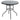 Outdoor Round Dining Set Tempered Glass Table and Rattan Chairs GARDEN DINING SETS