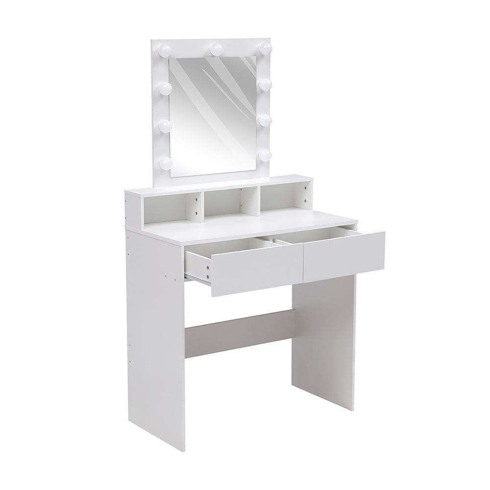 145cm H Makeup Dressing Table with Lighted Mirror Dressing Tables Living and Home