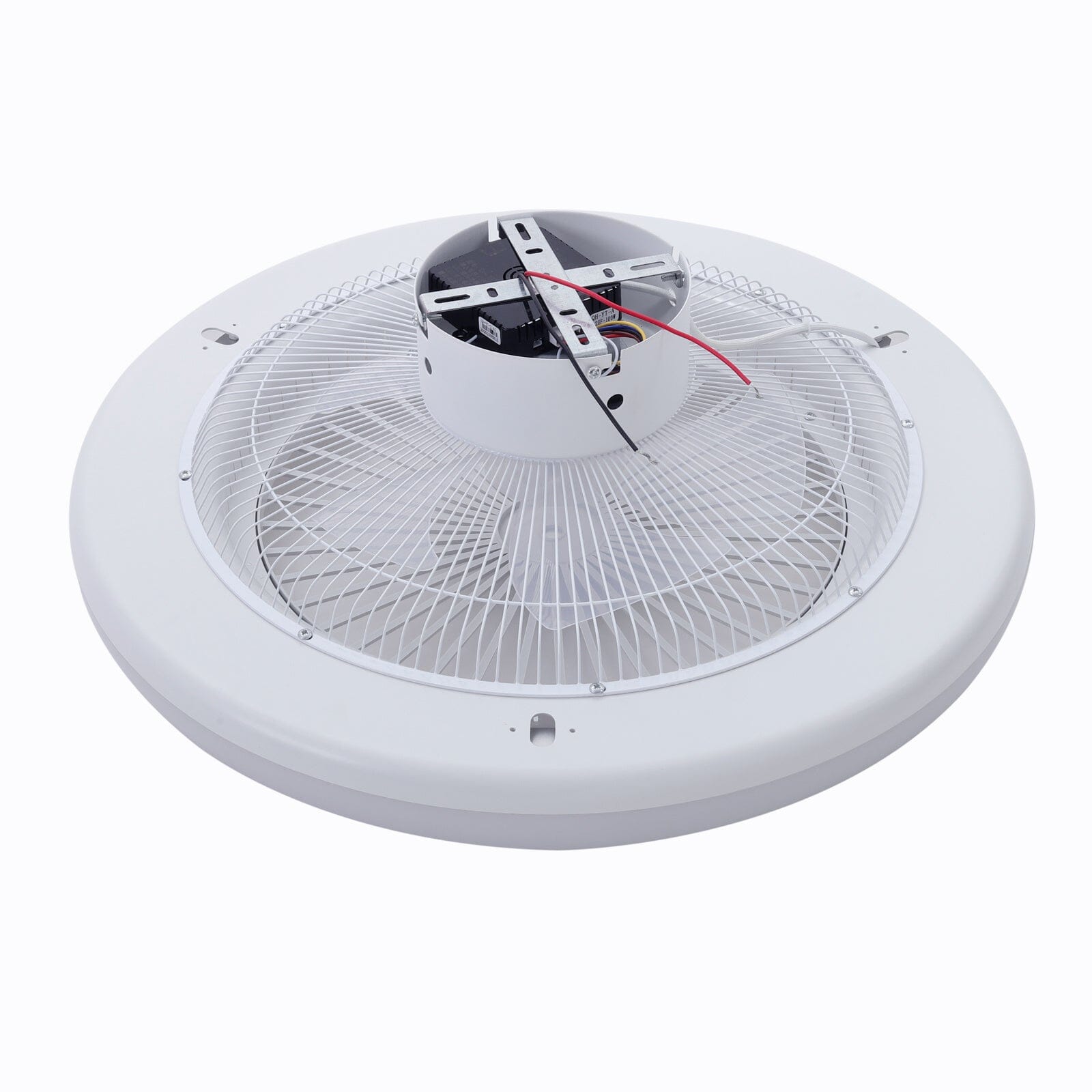 Dia. 55cm Ceiling Fan w/75W LED Light Adjustable 3-Wind Speed Remote Control Ceiling Fans Living and Home