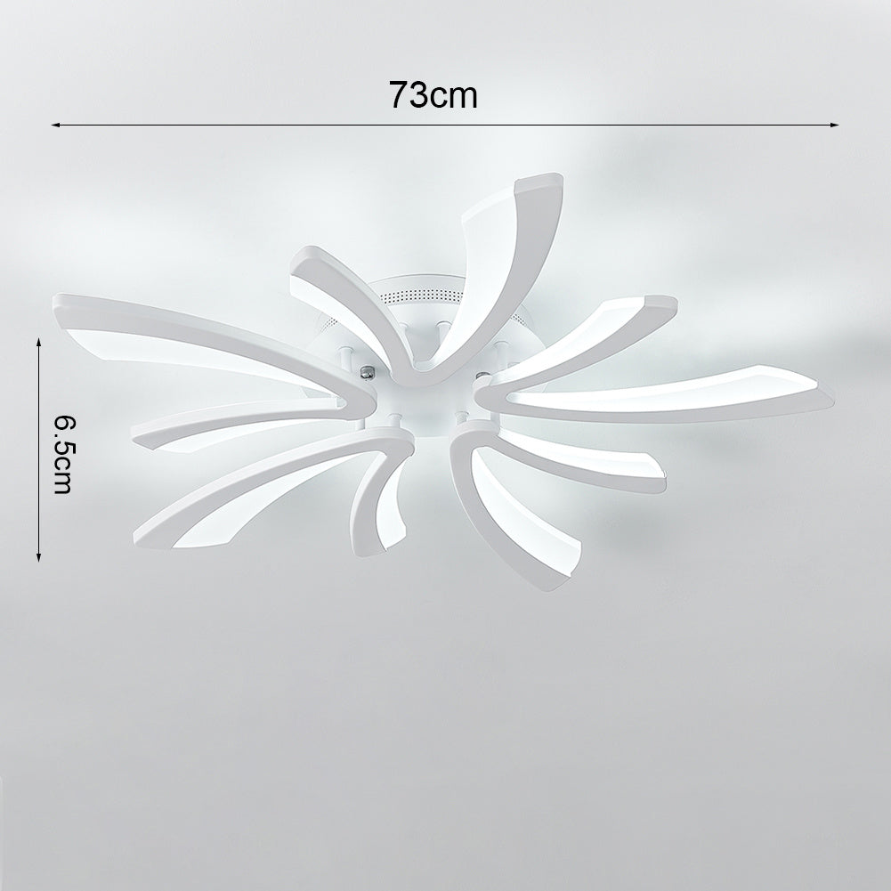 Unique V-Shaped LED Semi Flush Ceiling Light
