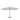 Light Grey 3 x 3 m Square Cantilever Parasol Outdoor Hanging Umbrella for Garden and Patio Parasols