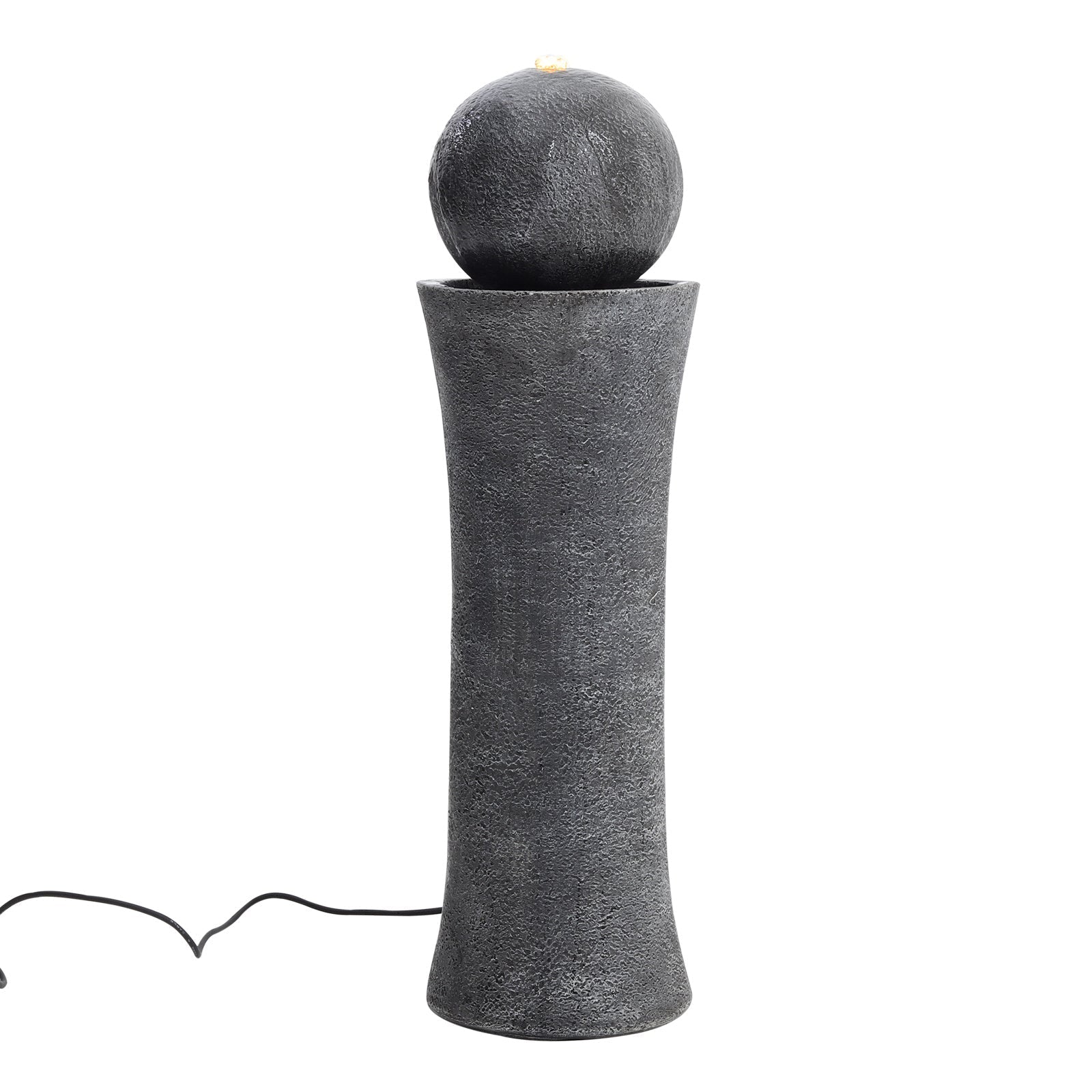 Modern Cylindrical Water Polo Fountain Backyard Decorated Fountain Fountains & Waterfalls