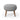 Oval Linen Upholstered Footstool with Rubberwood Legs