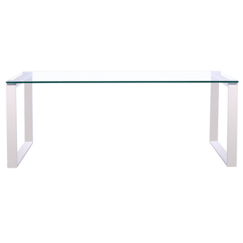 Tempered Glass Coffee Table Side Table for Living Room