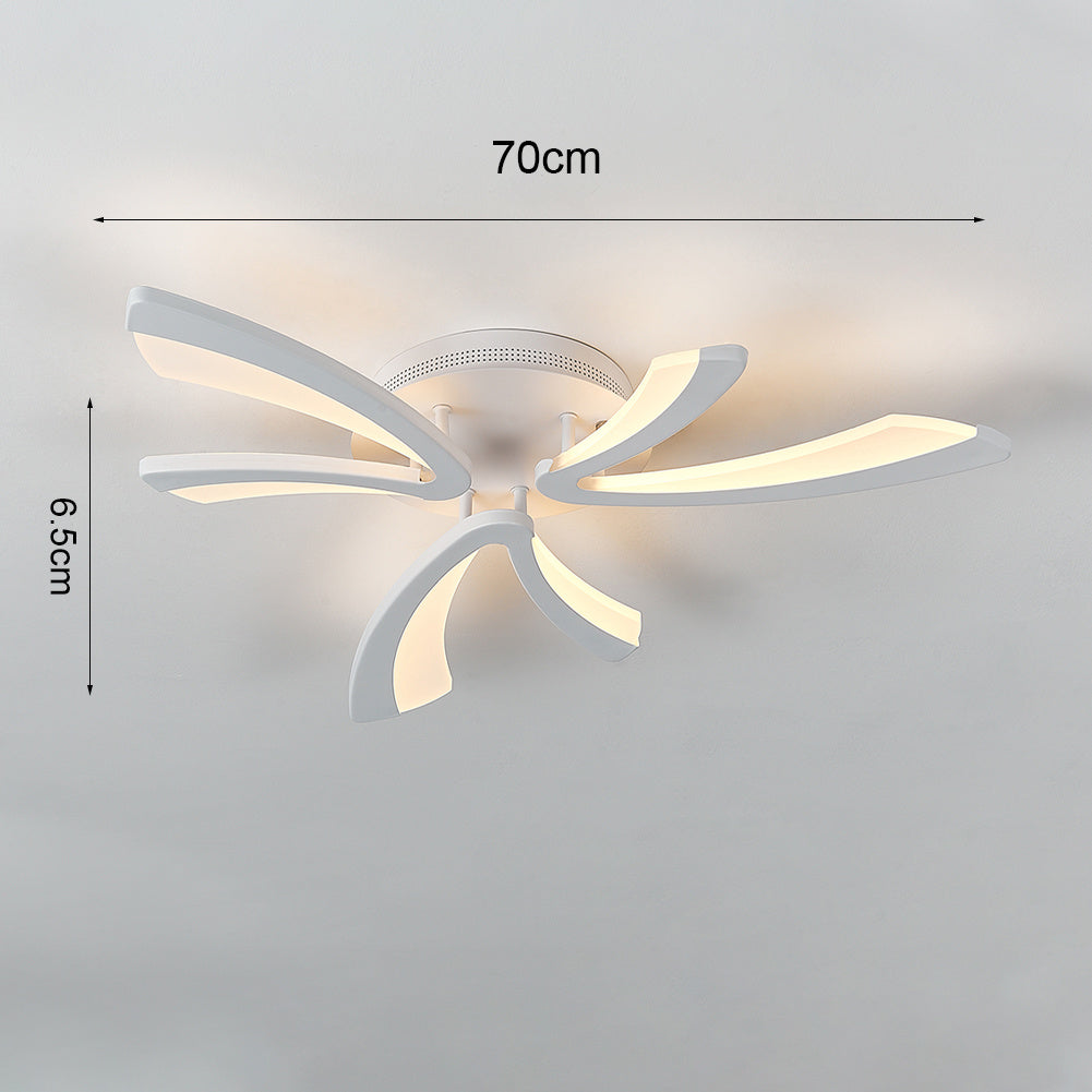 Unique V-Shaped LED Semi Flush Ceiling Light