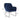 Velvet/PU Leather Armchair Metal Legs Relax Lounge Chair