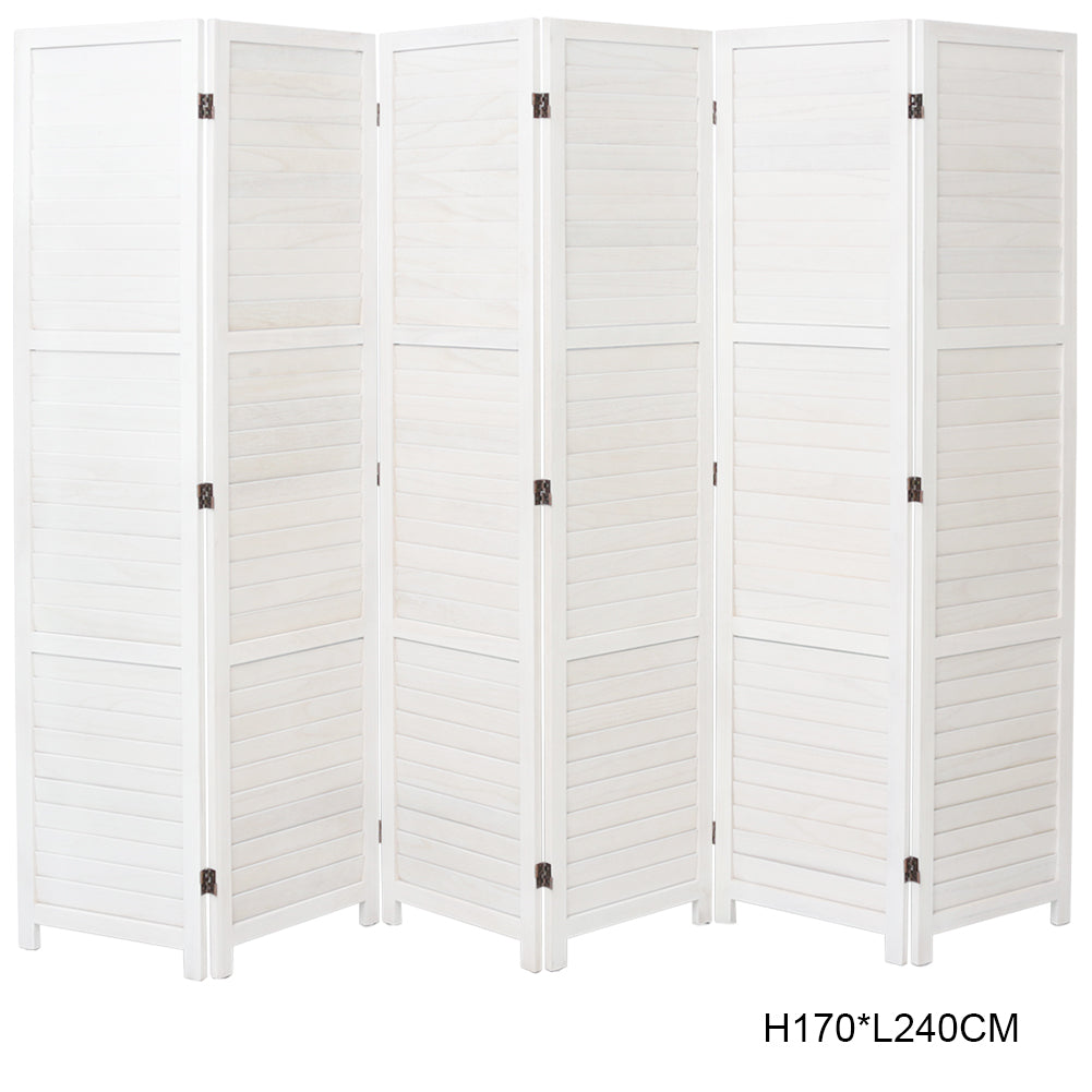 Wooden Folding Room Divider Living Room Partition Privacy 3/4/6 Panels
