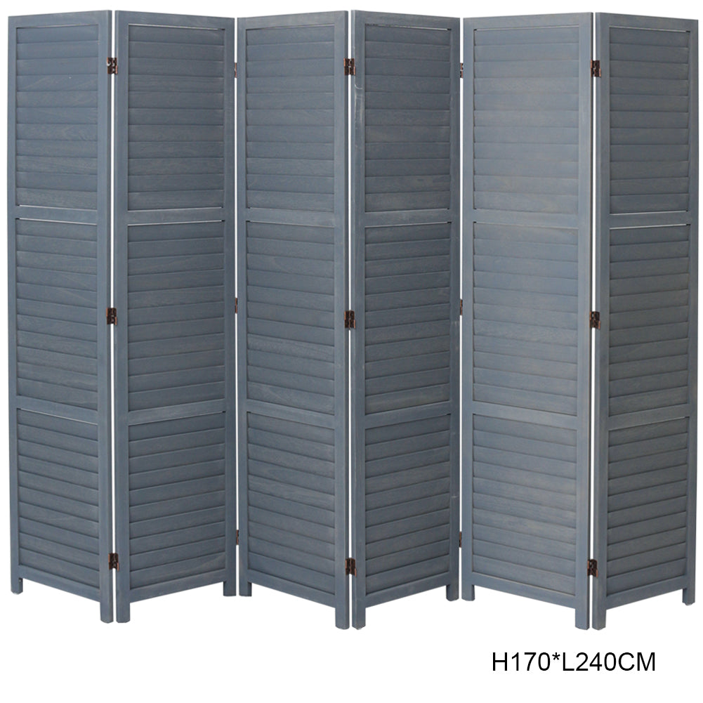Wooden Folding Room Divider Living Room Partition Privacy 3/4/6 Panels