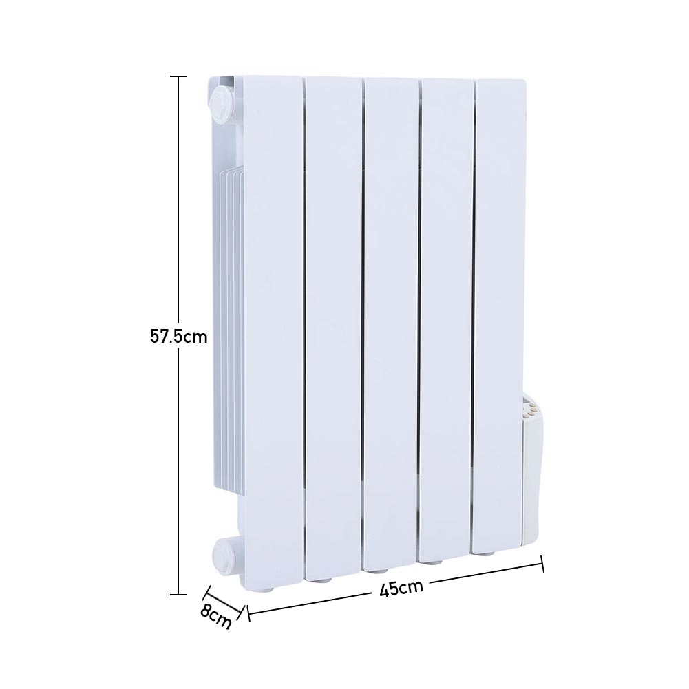 900W Oil Filled Radiator Electric Space Heater with LED Screen