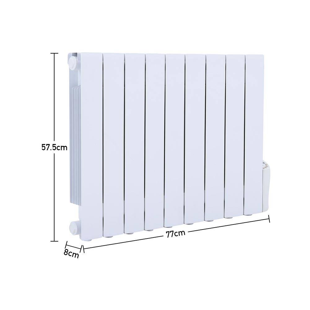 1500W Oil Filled Radiator Electric Space Heater with LED Screen