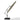 Beige 3m Iron Banana Umbrella Cantilever Garden Parasols with LED Lights Parasols & Rain Umbrellas