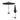 Black 3M Lighted Market Sunbrella Umbrella with Solar Strip LED Lights Parasols & Rain Umbrellas   Parasol + Circle Effect 14KG Resin tank base