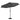 Black 3M Lighted Market Sunbrella Umbrella with Solar Strip LED Lights Parasols & Rain Umbrellas