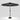 Black 3M Lighted Market Sunbrella Umbrella with Solar Strip LED Lights Parasols & Rain Umbrellas