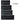 40 Inch Linear Electric Fireplace Recessed in Black 5120BTU