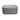 Modern Grey Storage Bench Oval Pleated Storage Ottoman