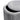 Modern Grey Storage Bench Oval Pleated Storage Ottoman