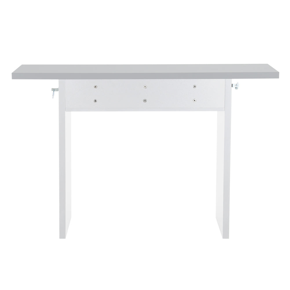 Living Room Console Table Solid Wood Entryway Table with Storage Shelf