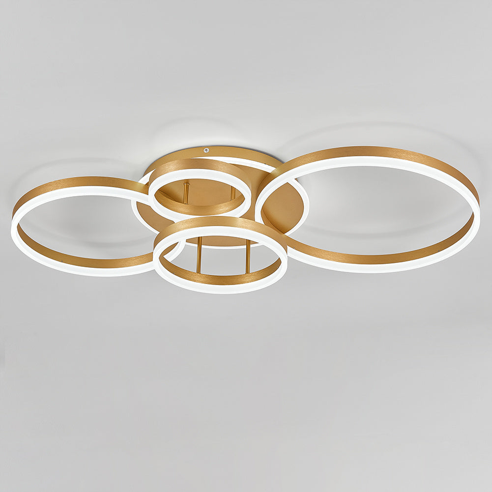 Classic Golden Loops Energy Efficient LED Ceiling Light