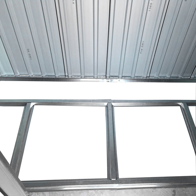 Garden Steel Shed with Skillion Roof Top Garden storage Garden Sanctuary