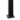 Black pergola support post with square base plate and mounting hole