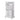 2/3 tiers laundry basket trolley, three stacked perforated white baskets on wheels