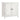 White bathroom cabinet with two louver shutter doors and round brass knobs