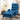 Frosted Velvet Recliner Armchair with  Footstool
