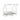 White kids house bed frame dimension diagram showing overall and inner measurements