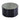 Round raised garden bed planter, dark anthracite steel with open top and inner lining