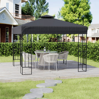 3x3m Steel Outdoor Pergola with Minimalist Design Living and Home 