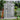 Plastic garden tool shed with vented apex roof, hinged doors and dark latch hardware