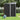 Metal garden storage shed, black sliding door with roof vent