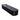 Dark grey oval raised garden bed planter with clear cover panels and ribbed body