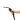 Black welding torch handle with metal nozzle and power cable