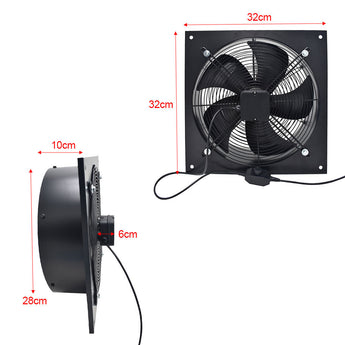 10-inch Ventilation Wall-Mounted High Performance Exhaust Axial Fan