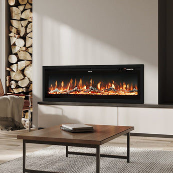 40/50/60 Inch Insert/Wall Mounted LED Electric Fireplace