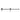 Black barn door track rail with roller mounts, 200cm length measurement